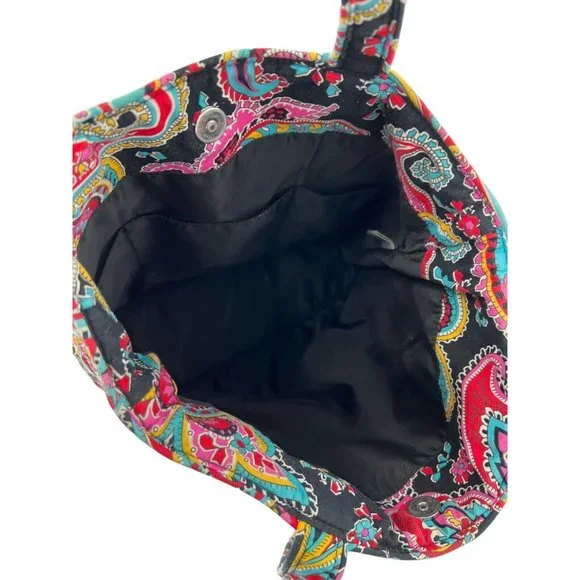 Vera Bradley Parisian Paisley  13"x14"x4"  Shoulder Tote Bag Purse - Picture 4 of 4